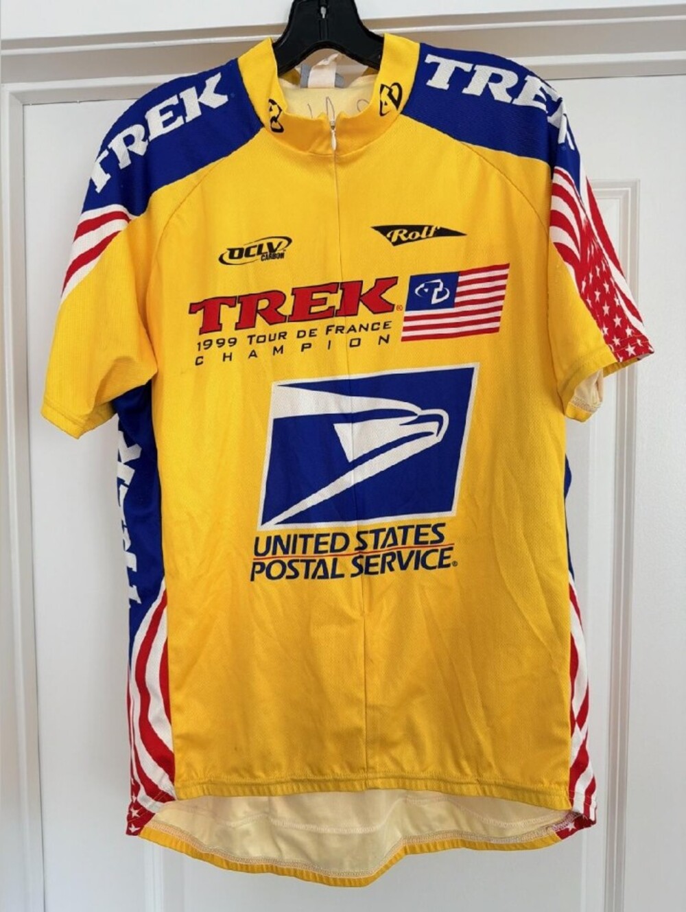 Vintage Trek USPS Lance Armstrong Tour de France Replica Cycling Jersey XL